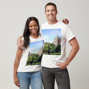 Boston MA - View From Boston Public Garden T-Shirt