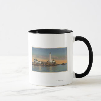 Boston, MABoston Lighthouse at Boston Harbor 2 Mug