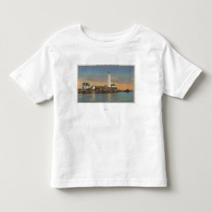 Boston, MABoston Lighthouse at Boston Harbor 2 Toddler T-shirt