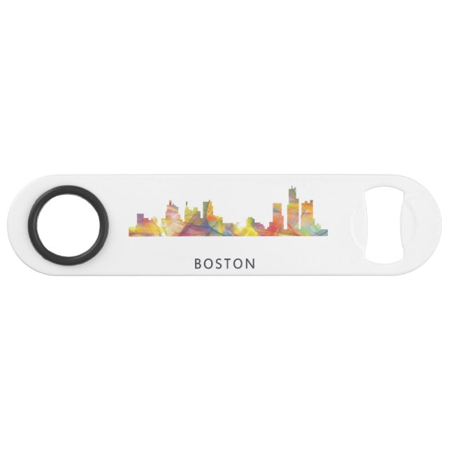 BOSTON MASS. SKYLINE WB1- BAR KEY (Front (Horizontal))
