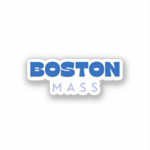 Boston Mass Sticker