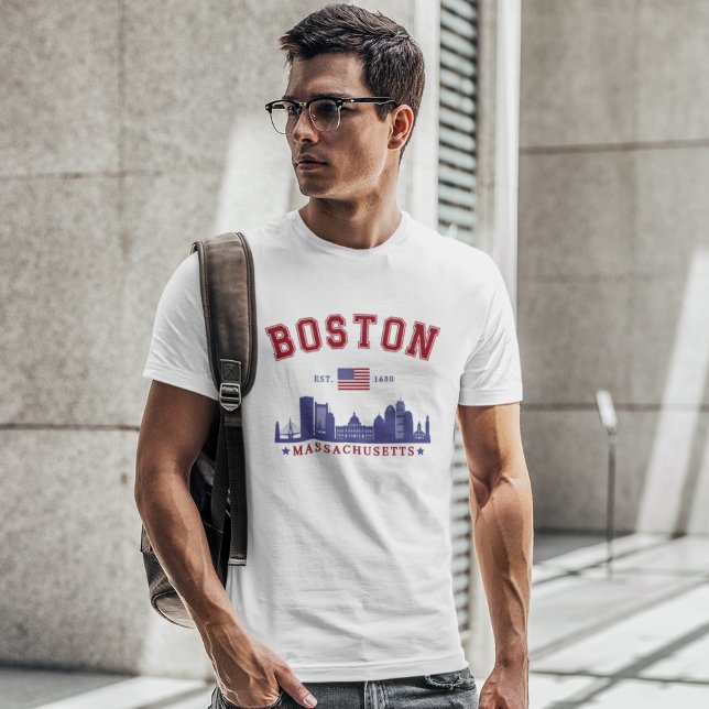 Boston Massachusetts. 1,630 Travel T-Shirt (Creator Uploaded)