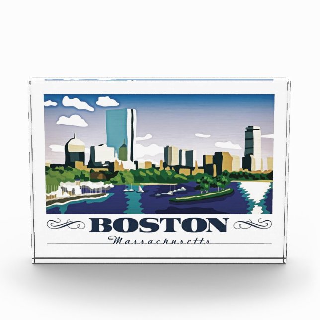 Boston, Massachusetts Acrylic Award (Front)