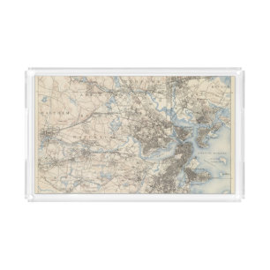 Boston, Massachusetts Acrylic Tray