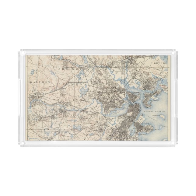 Boston, Massachusetts Acrylic Tray (Front)