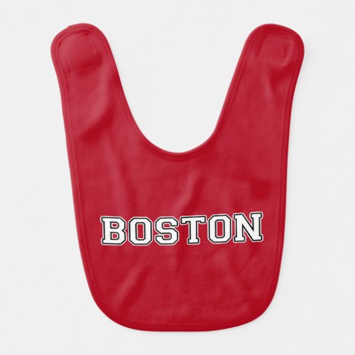 Boston Massachusetts Baby Bib