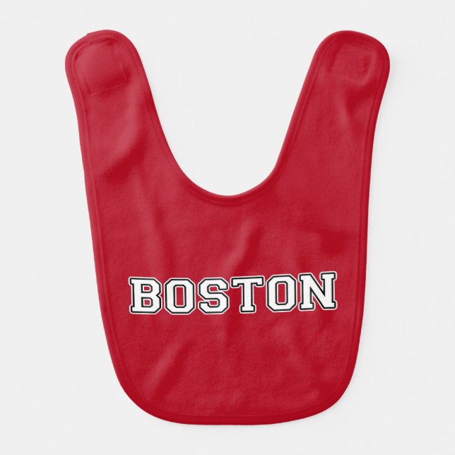 Boston Massachusetts Baby Bib (Front)