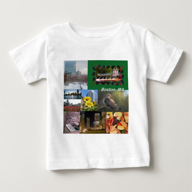 Boston, Massachusetts  Baby T-Shirt (Front)