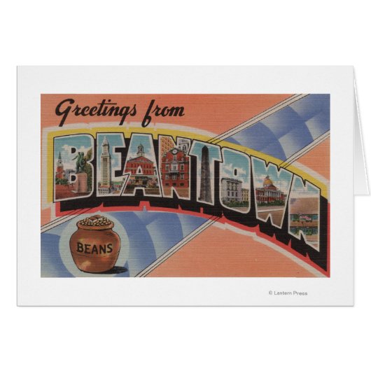 Boston, Massachusetts (Bean Town) Cards (Front Horizontal)