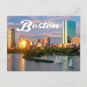 Boston, Massachusetts - Boston Harbor Post Card