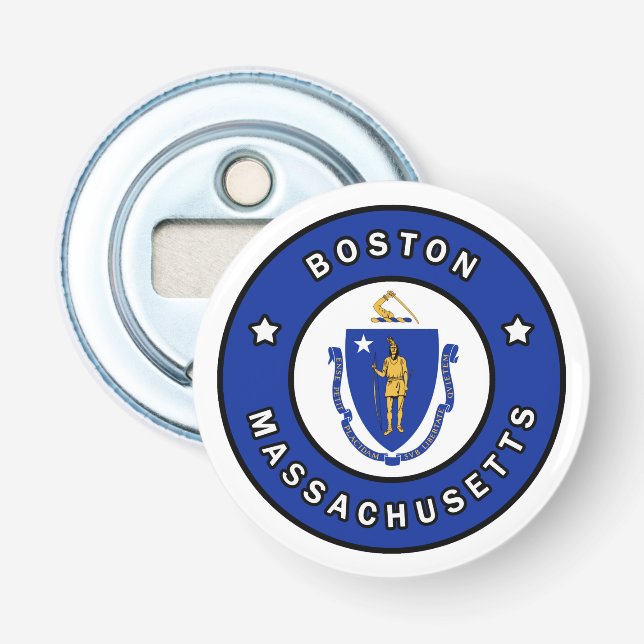 Boston Massachusetts Bottle Opener (Front)