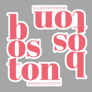 Boston Massachusetts Brand Marketing  Sticker