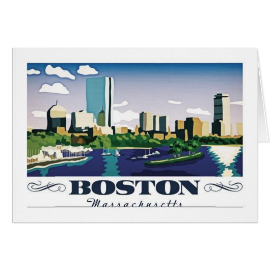 Boston, Massachusetts Cards (Front Horizontal)