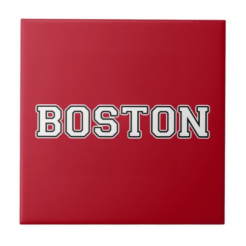 Boston Massachusetts Ceramic Tile