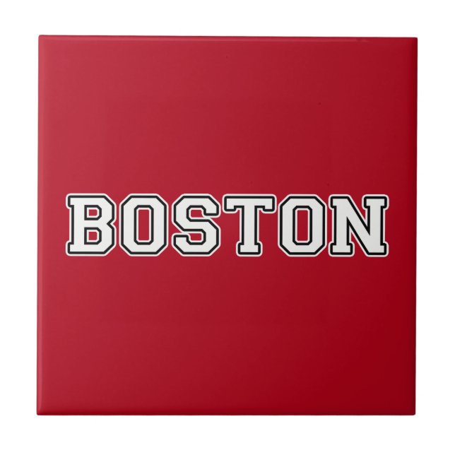 Boston Massachusetts Ceramic Tile (Front)
