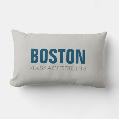 Boston Massachusetts City Throw Pillow