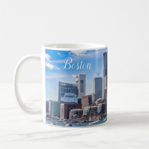 Boston Massachusetts Coffee Mug Waterfront