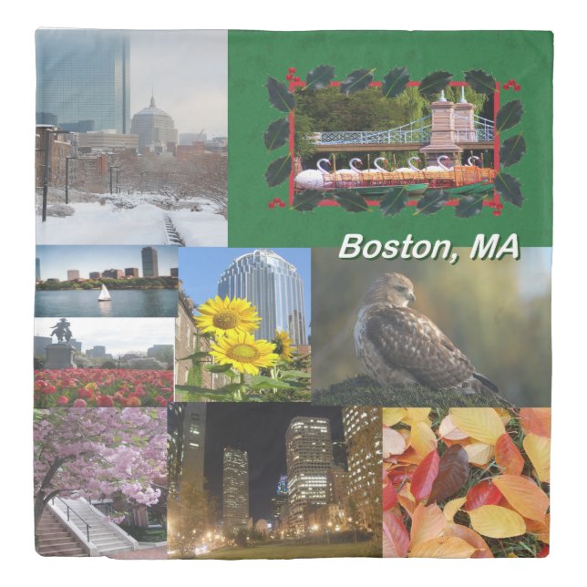 Boston, Massachusetts  Duvet Cover (Front)