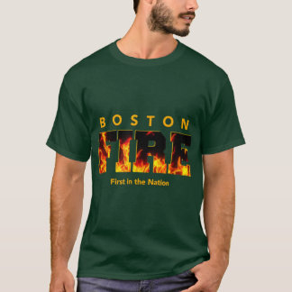 Boston Massachusetts Fire Rescue Department Firefi T-Shirt