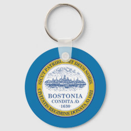 Boston (Massachusetts) flag Keychain