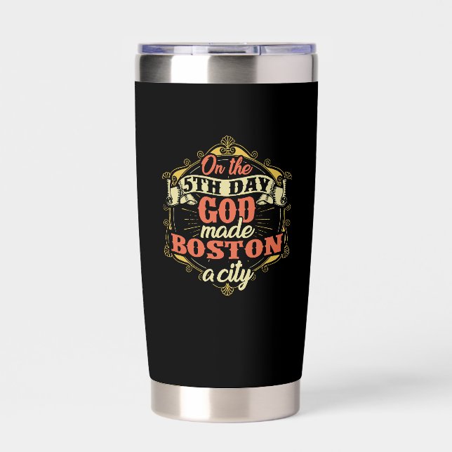 Boston Massachusetts Insulated Tumbler (Front)