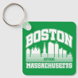 Boston,Massachusetts Keychain