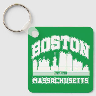 Boston,Massachusetts Keychain