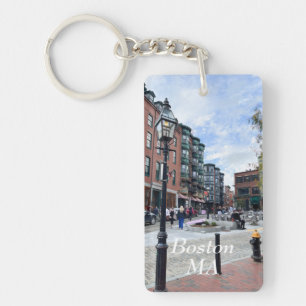 Boston Massachusetts Keychain