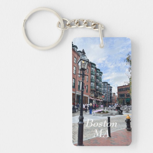 Boston Massachusetts Keychain (Front)
