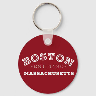 Boston Massachusetts Keychain