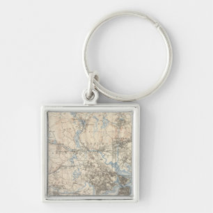Boston, Massachusetts Keychain