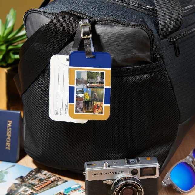 Boston, Massachusetts Luggage Tag (Front & Back)