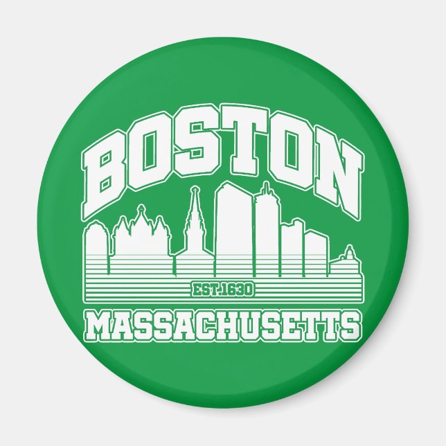 Boston,Massachusetts Magnet (Front)