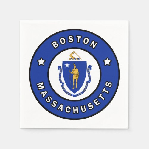 Boston Massachusetts Napkins