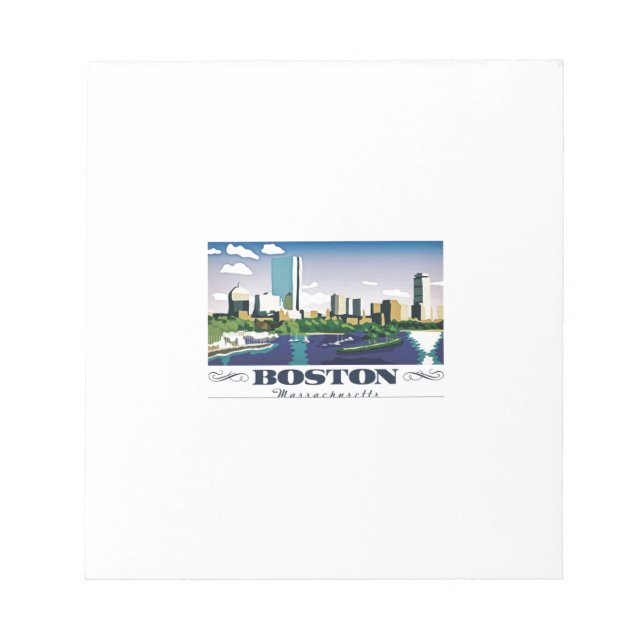 Boston, Massachusetts Notepad (Front)