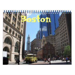 Boston Massachusetts photography calendar