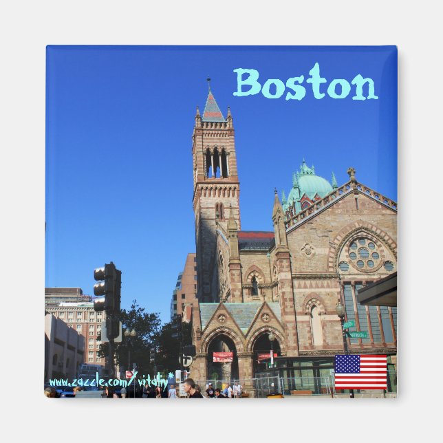 Boston Massachusetts photography magnet (Front)