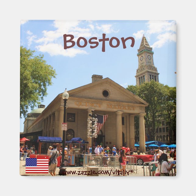 Boston Massachusetts photography magnet (Front)