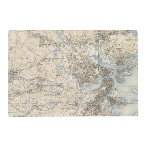 Boston Massachusetts Placemat