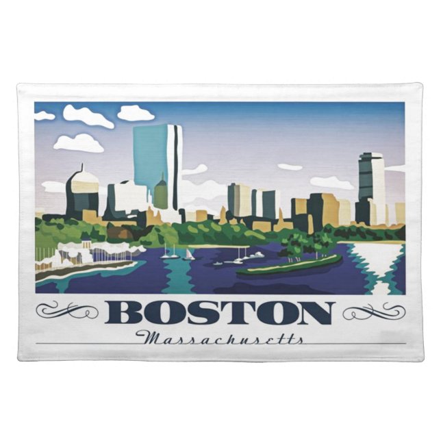 Boston, Massachusetts Placemat (Front)