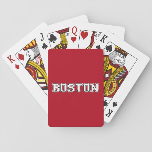 Boston Massachusetts Poker Cards