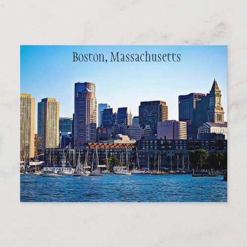 Boston Massachusetts  Postcard