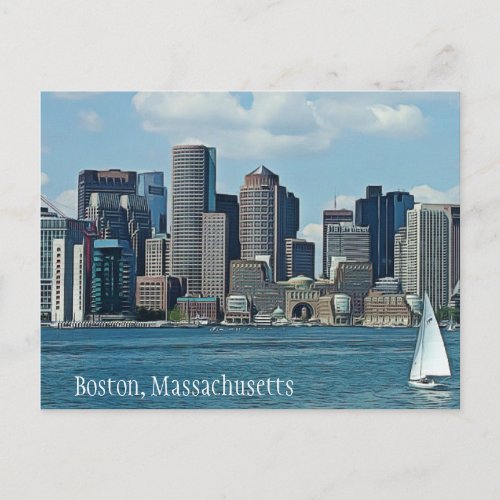Boston Massachusetts  Postcard