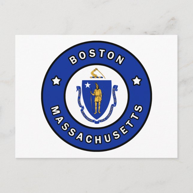 Boston Massachusetts Postcard (Front)