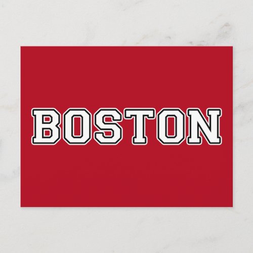 Boston Massachusetts Postcard