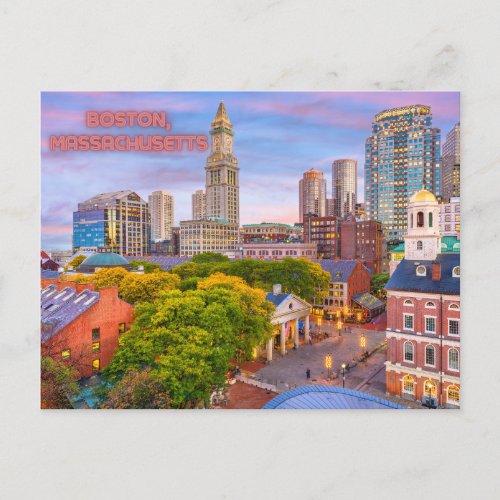 Boston Massachusetts Postcard