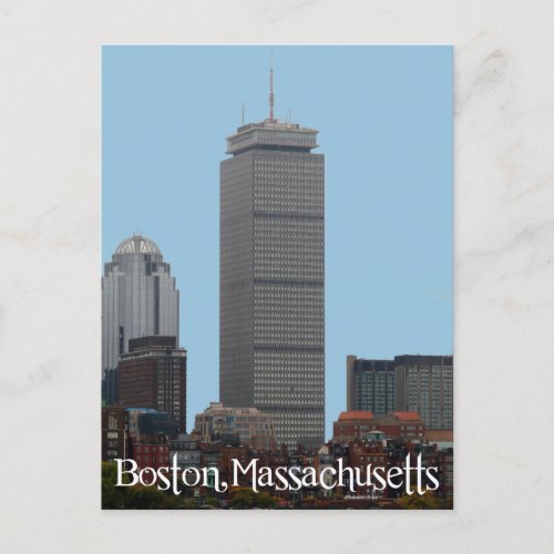 Boston Massachusetts Prudential Tower Post Card