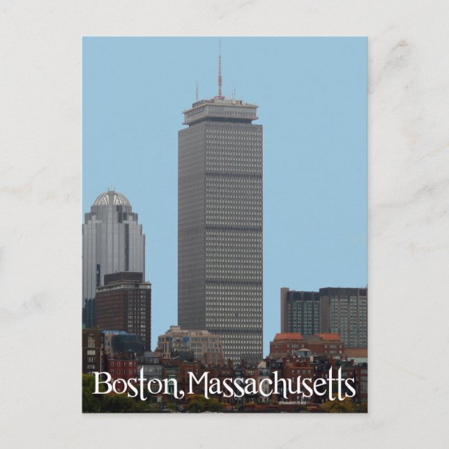 Boston Massachusetts Prudential Tower Post Card (Front)