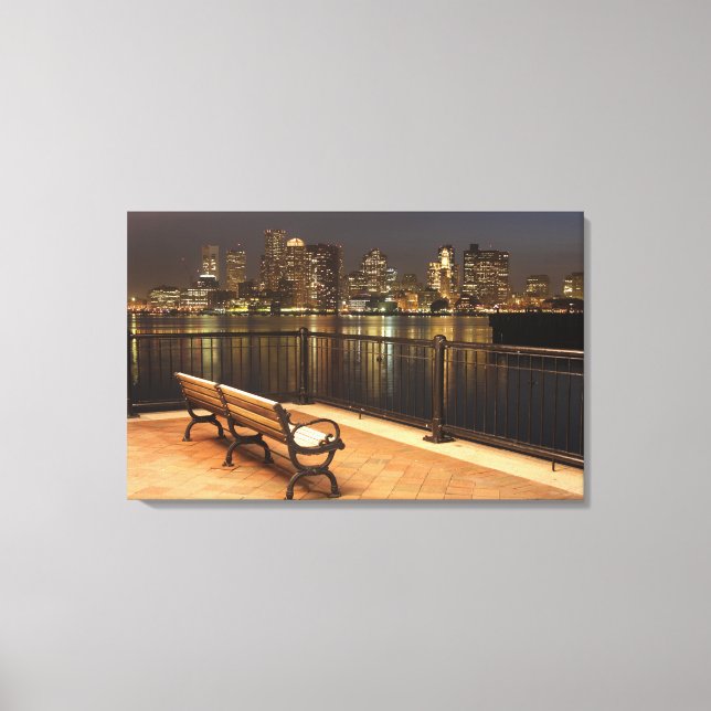 Boston, Massachusetts skyline 3 Canvas Print (Front)