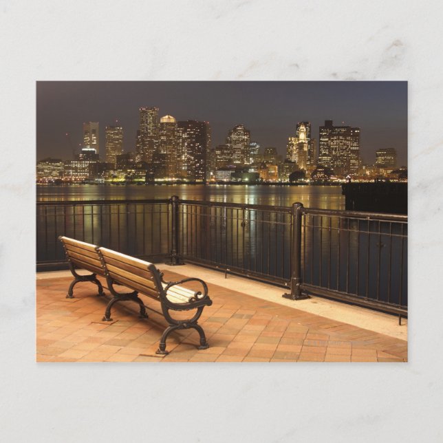 Boston, Massachusetts skyline 3 Postcard (Front)